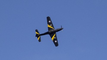 Pesawat Latih Jatuh di Ciampea, Dilaporkan Satu Korban Tewas