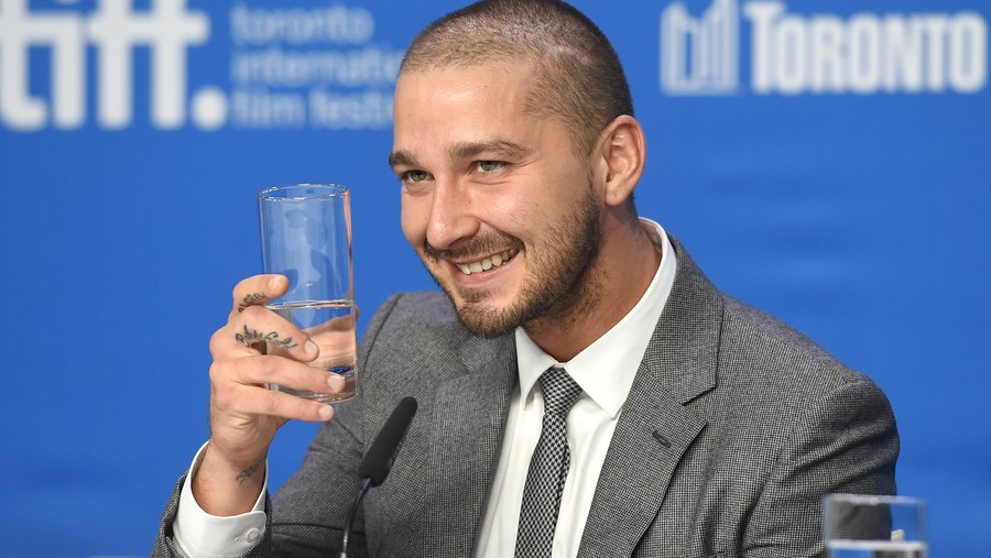TORONTO, ON - SEPTEMBER 15:  Actor Shia LaBeouf attends the 'Man Down' press conference at the 2015 Toronto International Film Festival at TIFF Bell Lightbox on September 15, 2015 in Toronto, Canada.  (Photo by Jason Merritt/Getty Images)
