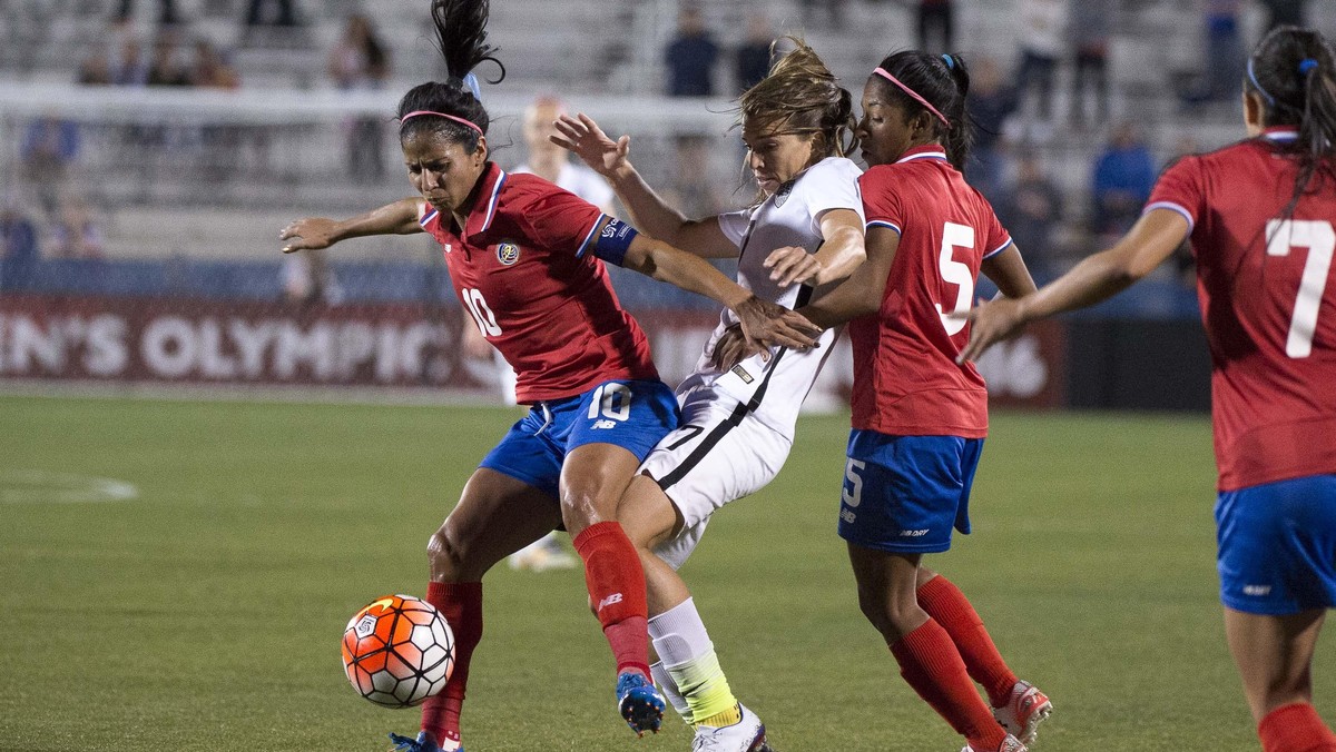 Potret Pertandingan Sepak Bola Perempuan di Amerika