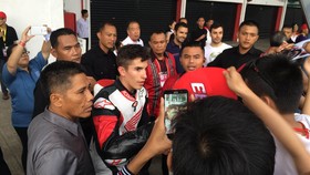 Respons Marquez Ketika Dinyanyikan 'Selamat Ulang Tahun'