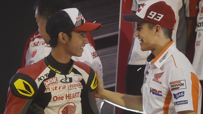 Pembalap Indonesia dari Honda Team Asia Andi Gilang mencatatkan hasil apik dengan finis keempat dalam latihan bebas pertama (FP1) Moto3 Portugal.
