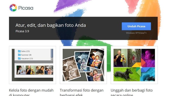 Google mengumumkan bahwa mereka akan menghentikan layanan edit foto online Picasa dalam waktu dekat.