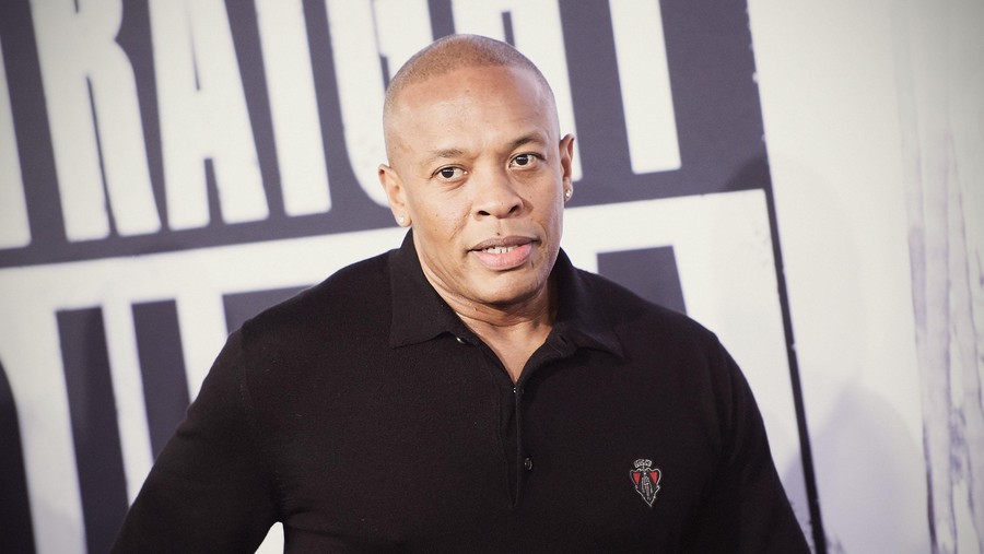 LOS ANGELES, CA - AUGUST 10:  (Editors Note: Image has been processed using digital filters)  Dr. Dre attends the premiere of 