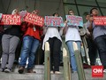 Tolak RUU, Pimpinan KPK dan Masyarakat Pukul Kentongan