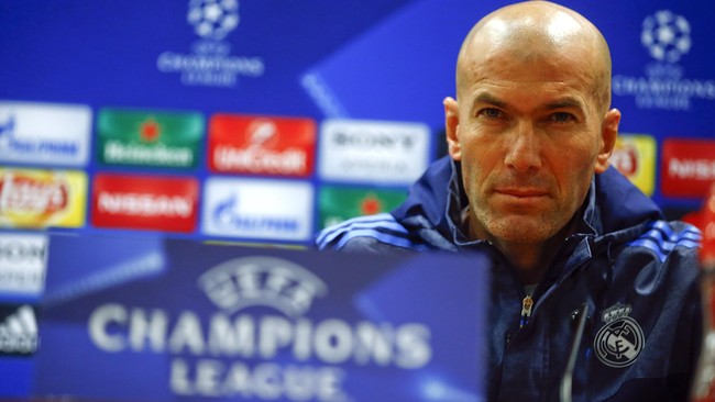 Pelatih Real Madrid Zinedine Zidane memuji perjuangan keras Cristiano Ronaldo dkk yang akhirnya mampu membalikkan keadaan di pengujung laga.