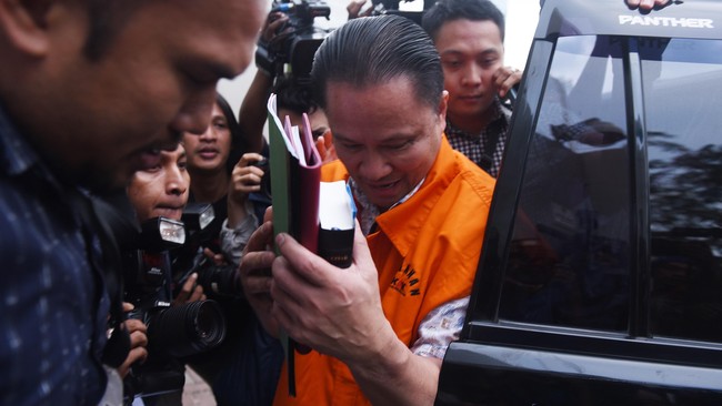 Dirjen Perhubungan Laut Bobbt Reynold Mahahit jadi tersangksa kasus pembangunan Balai Pendidikan dan Pelatihan Diklat Pelayaran Sorong.