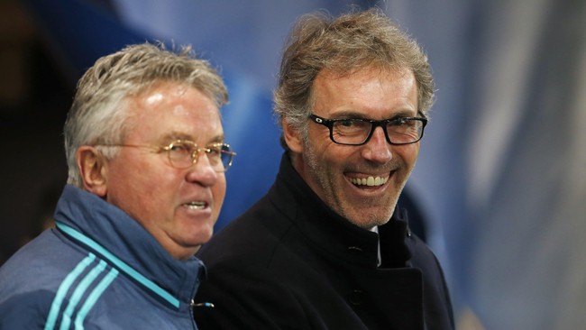 Pelatih Paris Saint-Germain, Laurent Blanc, menjadi pelatih kedua yang mampu mengalahkan Hiddink di kedua era manajer asal Belanda itu bersama Chelsea.