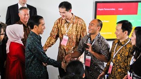 Jokowi Santap Siang dengan Pekerja Asal Indonesia di Google