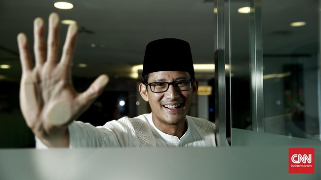 Rapat Koordinasi Nasional Partai Gerindra resmi mengusung pengusaha Sandiaga Uno untuk maju ke Pilkada 2017.