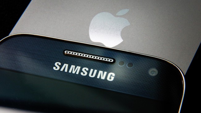 Sepanjang Januari-Maret 2016, lembaga riset Counterpoint merilis pangsa pasar ponsel Apple di Amerika 23 persen sementara Samsung menguasai 28,8 persen.