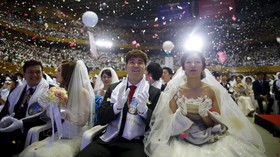 Ramainya Nikah Massal di Korea Selatan