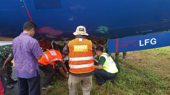 Saat overrun terjadi, kondisi landasan pacu tengah diguyur hujan disertai angin kencang. Tidak ada korban jiwa dalam insiden tersebut.