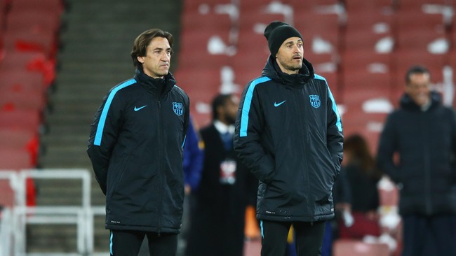 Potret Persiapan Jelang Arsenal Vs Barcelona