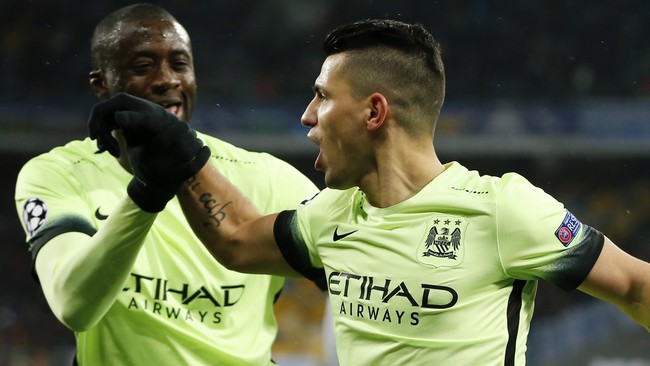 Sejumlah fakta menarik terangkum dalam duel yang dimenangkan ManCity 3-1 atas Kiev di babak 16 besar Liga Champions.