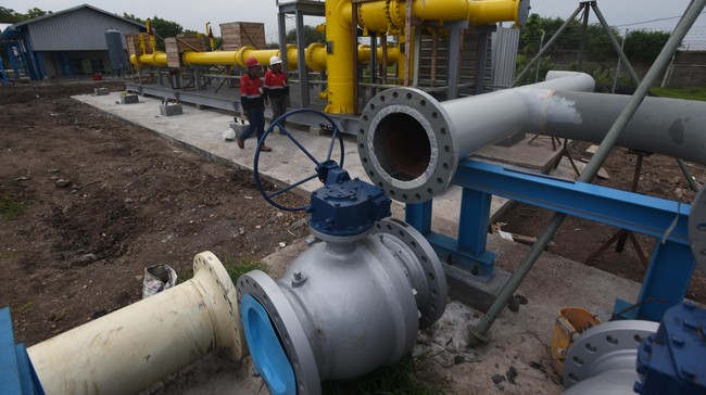 SKK Migas meresmikan proyek WB NAG Compression and Condensate Pumping System di Jabung, Jambi.