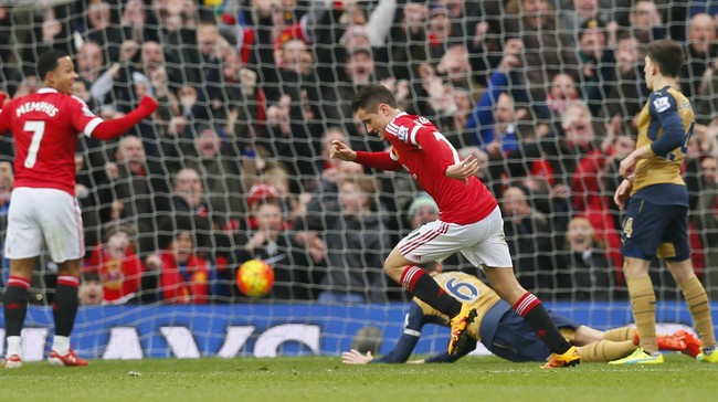 Legenda Arsenal, Thierry Henry kecewa dengan performa 'The Gunners' saat kalah 2-3 dari Manchester United di Old Trafford.