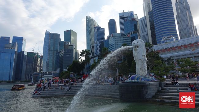Ekonomi Singapura tumbuh 7,2 persen pada 2021 atau berbanding terbalik dari tahun sebelumnya yang minus 5,4 persen.