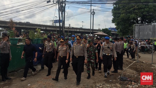 Pemantauan akan dilakukan hingga dua hari ke depan sebelum memutuskan menambah atau menarik seluruh personel dari Kalijodo.