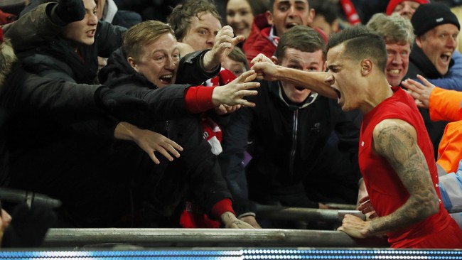 Jelang laga semifinal leg kedua Piala Liga melawan Southampton, Philippe Coutinho mendapat suntikan moral usai perpanjang kontrak bersama Liverpool hingga 2022.