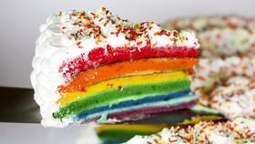 Black Velvet Nebula Cake, Kue Unik 'Turunan' Pelangi