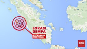 Pantauan Udara TNI AU: Kondisi Mentawai Normal
