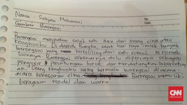 Kalau diberi waktu dua menit untuk menulis, apa yang bisa kalian ceritakan? Lihat yuk apa yang dituliskan teman-temanmu di SMP Labschool Kebayoran Jakarta.
