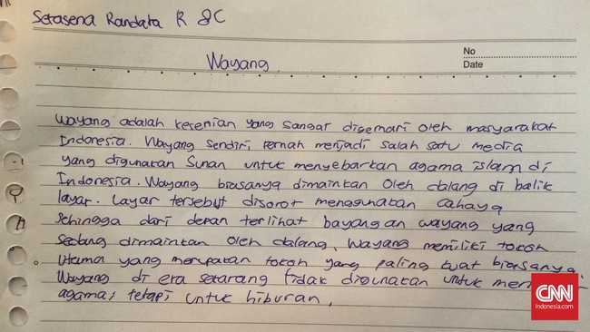 Kalau diberi waktu dua menit untuk menulis, apa yang bisa kalian ceritakan? Lihat yuk apa yang dituliskan teman-temanmu di SMP Labschool Kebayoran Jakarta.