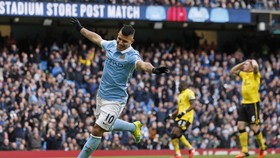 Aguero Borong Dua Gol, ManCity Menang 4-0 atas Aston Villa