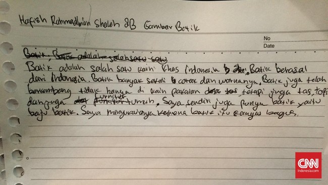 Kalau diberi waktu dua menit untuk menulis, apa yang bisa kalian ceritakan? Lihat yuk apa yang dituliskan teman-temanmu di SMP Labschool Kebayoran Jakarta.