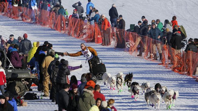 Pada 1925, kereta luncur yang ditarik 10 ekor anjing dan dikendalikan seorang kusir atau musher, menjadi pahlawan di Nome, Alaska. Kini Iditarod jadi tradisi.