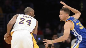 Memotret Momen Tim Kobe Bryant Mengalahkan Tim Stephen Curry