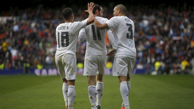 Penyerang Los Blancos, Gareth Bale, sebelumnya harus istirahat hampir dua bulan menyusul cedera betis yang dialaminya.