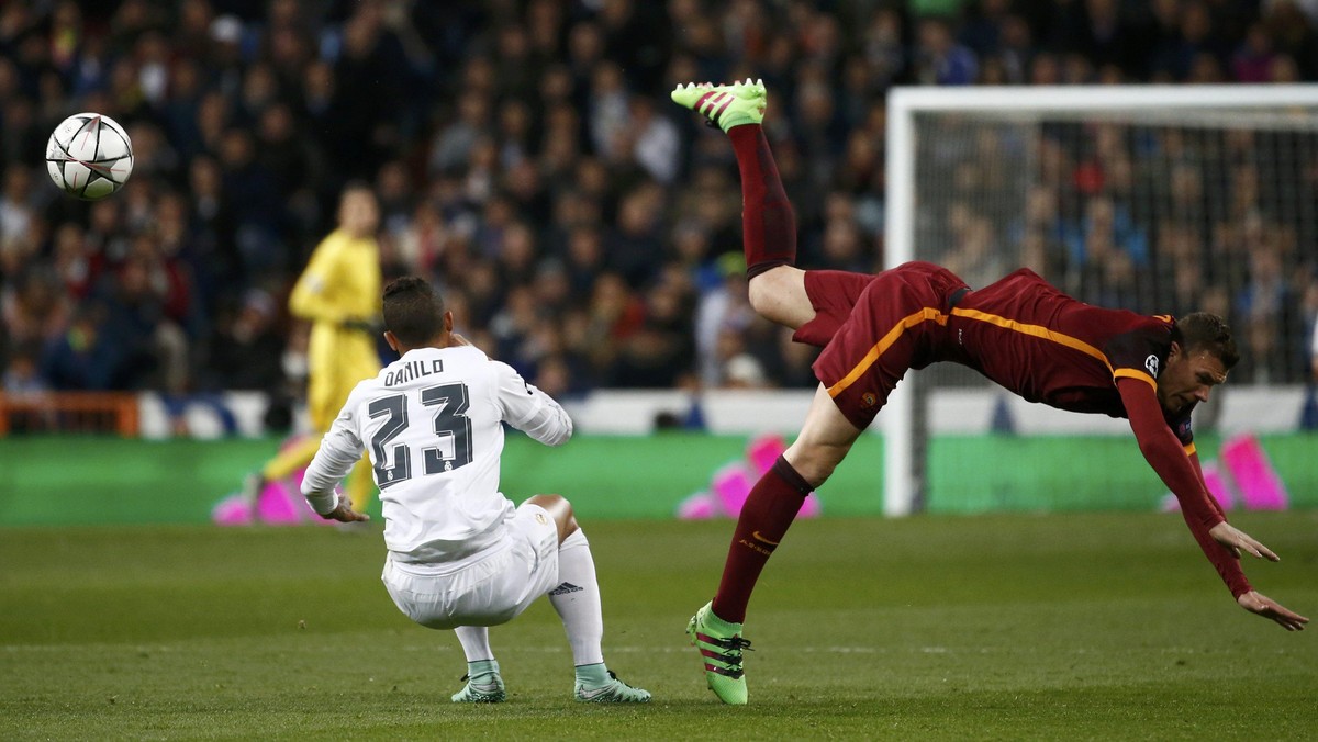 Foto Terbaik Duel Real Madrid vs AS Roma
