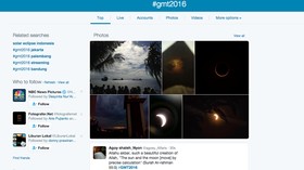 Riuh Gerhana Matahari di Media Sosial Tanpa Gangguan Sinyal
