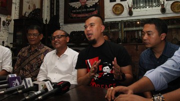 Ahmad Dhani akan mendampingi Sa'duddin setelah mengantongi dukungan resmi Partai Gerindra dan PKS.