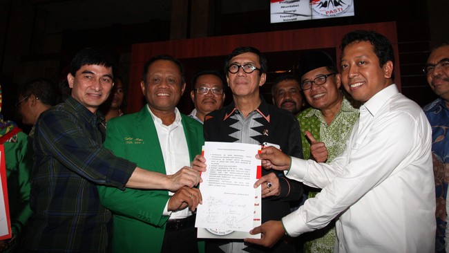 Utusan Yasonna itu berbincang dengan Djan Faridz selama kurang lebih 90 menit. Namun Yasonna merahasiakan identitas utusannya tersebut.