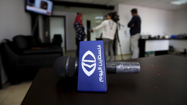 Pasukan Israel menggeledah kantor stasiun televisi Palestina, Palestine Today, di Ramallah yang dituduh memicu kekerasan.