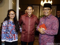 Sandiaga Uno Salip Elektabilitas Ridwan Kamil di Survei Indikator