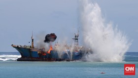 Ucapan Susi saat Kapal Viking Tenggelam: Laut Masa Depan Kita