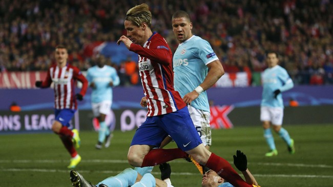 Atletico Madrid akhirnya lolos ke perempat final setelah menang dalam drama adu penalti lawan PSV Eindhoven.