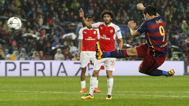 Barcelona membuat usaha Arsenal menciptakan keajaiban di Camp Nou gagal. Arsenal tersingkir dengan agregat 1-5.