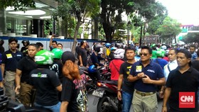Demonstrasi Taksi Online, Satu Orang Jadi Tersangka