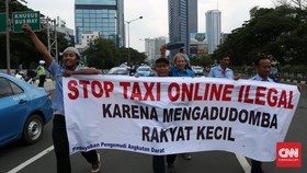Polda Metro Jaya Amankan 83 Orang Terkait Demo Taksi