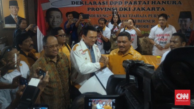 Ahok berkata, dia dan Hanura cocok sekali meski dulu Ahok menolak ajakan Wiranto bergabung ke Hanura. Ahok kini resmi mengantongi dukungan dua partai.