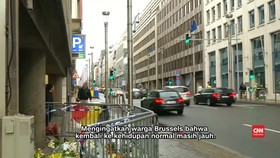 Geliat Brussels Sepekan Setelah Serangan Teroris