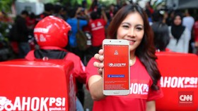 Luncurkan Aplikasi GoAhok, PSI Klaim Tak Ada Barter Politik