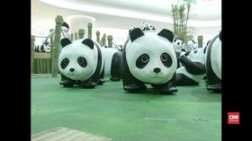 Ribuan Panda Kertas Hadir di Bangkok