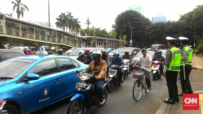 Evaluasi akan dilakukan oleh seluruh pihak terkait untuk merancang sistem pengurai lalu lintas setelah uji coba penghapusan 3 in 1 dilaksanakan.