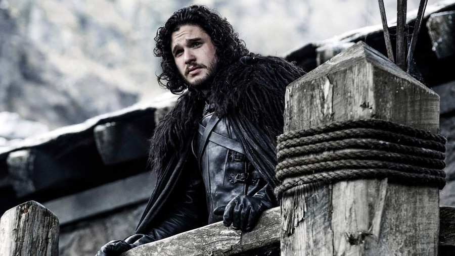 Jon Snow di puncak Black Castle
