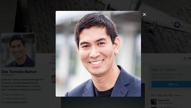 Dex Torricke-Barton, memutuskan hengkang dari posisi eksekutif manager komunikasi Facebook dan memilih bekerja untuk SpaceX.